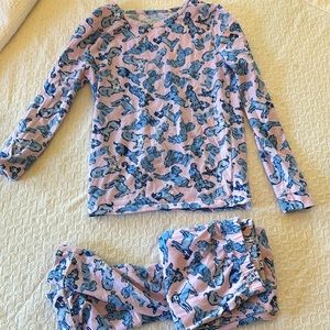 Lilly Pulitzer girls size 12 dog pjs